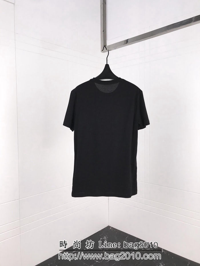 VERSACE範思哲 19ss早春新款短袖 簡約字母印花logo 官網同步 男女同款 ydi2126